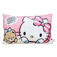 在飛比找樂天市場購物網優惠-小禮堂 Hello Kitty 絨布長方抱枕 25x40cm