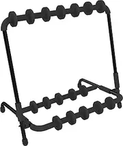 Quick Lok GS350BB Multiple Universal Guitar Stand with Adjustable Instrument Slots