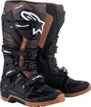 Alpinestars Tech 7 Enduro S23, boots , color: Black/Dark Brown , size: 15 US
