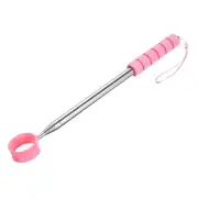 Golf Ball Retriever Telescopic 9 Ft Stainless Steel Head Ball Grabber Pink