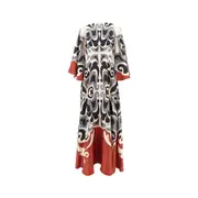[LA DOUBLE J] LA DOUBLE J 'Sorella' silk long dress Woman L L Multicolor