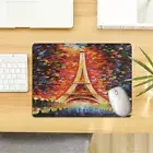Mouse Mat Foldable Table Decoration Eiffel Tower Computer Keyboard Mouse Pad