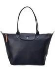 NWT LONGCHAMP Le Pliage City Large Shoulder Tote NAVY Blue 100% AUTHENTIC