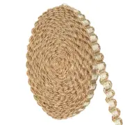 10 Yards 0.5 Inch Burlap Ribbon Jute Burlap Lace Craft Ribbon Sewing Ribbons
