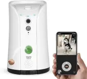 Dog Camera Treat Dispenser WiFi Remote Pet Camera with Two Way Audio and Night