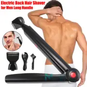 Men's Electric Back Razor Shaver Full Body Leg Hair Removal Trimmer Wet & Dry