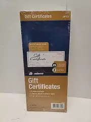 Adams GFTC1 Gift Certificates with Envelopes, 2-Part Carbonless, Pack of 25