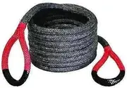 22mm X 9m Kinetic Rope 13300kg Recovery Dyneema Tow Bubba Winch Snatch Strap Black/Red