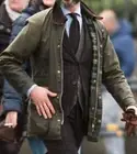 BARBOUR ASHBY Wax Cotton Jacket British Style MSRP $425 in OLIVE Great Reviews