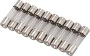 Mellisso 10Pcs 250V 0.2A 200mA Quick Fast Blow Glass Fuses Tubes 5mm x 20mm