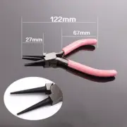 Mini Pliers Diagonal round Bent Needle Nose Handcraft Beading Insulated Cutter P