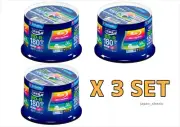 50 VERBATIM PRINTABLE BLU-RAY 25GB 6X BLANK BD-R BLANK DISC MEDIA 25GB JAPAN X3