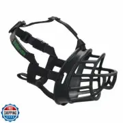 BASKERVILLE ULTRA MUZZLE - Patented Humane Design, Breathable, Dog can Pant a