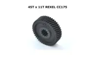 Gear 45x11 for paper shredder Rexel CC175