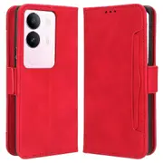For vivo V29 5G/S17 5G/S17 Pro 5G/S17t 5G Multiple Card Slots Phone Case Foldable Stand Case Wallet