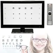 18.5/21.5 Inch Visual Acuity Chart, Visual Acuity Chart, LCD Projector for Electronic Ophthalmometer with Multiple Visual Targets, Adjustable Distance 1-6 Meters,21.5in