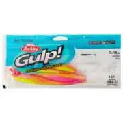 Berkley Gulp Saltwater Jerk Shad Soft Bait 18cm Disco Qty 4