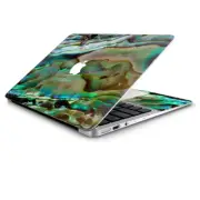Skin Wrap for Macbook Air 11 Inch, Abalone Sea Shell Gold Blues Beautiful