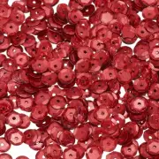 Loose Sequins 4200Pcs Cup Embroidery Sequins for Crafts Sewing,Laser Red