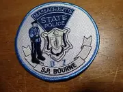 MASSACHUSETTS STATE POLICE SP BOURNE TROOP D D-7 BARRACKS PATCH