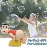 Electric Soap Farting Blow Bubble Machine Music Light Toys Fully-Automatic