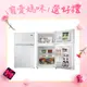 寵愛媽咪【TECO東元】93L雙門小鮮綠冰箱(珍珠白)R1090W