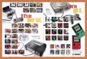 1996 Target N64 PS1 Games Original Advertisement / Retro Wall Art v1