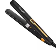 Mini Hair Straightener 2 in one Portable Hair Curler Flat Iron (Blue)