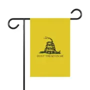 Gadsden Flag Garden Banner – Don’t Tread on Me Patriotic Yard Decor