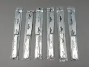 Christofle France Cluny .925 Sterling Silver 9 5/8" Dinner Knives Set Of 6 New