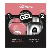 Sally Hansen Miracle Gel?, Mauve-olous and Shiny Top Coat Duo, Long Lasting, Gel