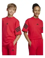 [Adidas] Future Icons 3-Stripes T-shirt in Red