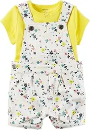 [Carter's] 2-Piece Tee & Shortalls Set (NB)