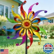 Wind Spinners Outdoor Yard Decoration - Windmill Wind Sculptures and Spinners