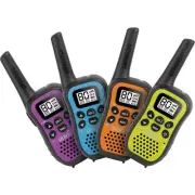 UNIDEN UH45-4 80Ch 0.5W UHF Handheld CB 4Pk With Kid-Z Mode