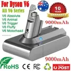 9.0Ah Battery for Dyson Absolute V6 SV03 SV04 DC58 DC59 DC61 DC62 D72 DC74 BC683