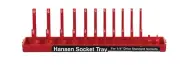 Hansen Global 1401 SAE Drive ABS Plastic Socket Tray 9 L x 0.3 W in.