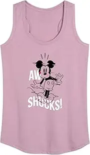 [Disney] Mickey & Friends - Aw Shucks - Mickey Solo - Women's Racerback Tank Top