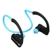 Sports Wireless bluetooth Headset Headphone Noise Cancelling Waterproof Earphone Stereo Earbuds with Mic BLUE COLOR
