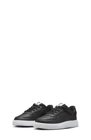 Nike Kids' Force 1 Basketball Sneaker in Black/White/Black at Nordstrom, Size 12 M