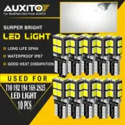 10X AUXITO T10 168 194 2825 White LED Interior Dome Map License Light Bulb 14E A (for: Honda)