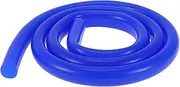X AUTOHAUX 1 Pc for Air and Water Silicone Vacuum Tubing Hose High Temperature Automotive Vacuum Line 6Ft 11/16" 18mm ID 3.5mm Thickness Blue Silicone