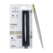 Parker Classic GT Ball Pen | Stainless Steel Finish | Premium Writing Pen