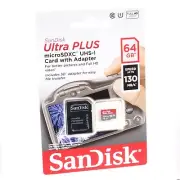 ^ SanDisk Ultra PLUS microSDXC UHS-I Memory Card w/ Adapter [SEALED IN BOX]