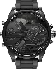 [Diesel] Men's DZ7396 Mr. Daddy 2.0 Black IP and Silicone Watch