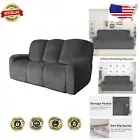 Transformative Velvet Recliner Sofa Slipcovers - Machine Washable & Non-Slip