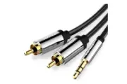 Vention RCA to 3.5mm Jack Aux Gold Plated Headphone Audio Cable