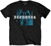 [Rocks-Off] Rock Off Deftones Static Skull Official Tee T-Shirt Mens Unisex (X-Large) Black
