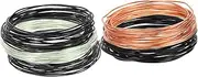 5 Rolls Bonsai Training Wire Set 3 Size 1.0mm 1.5mm 2.0mm Aluminum Alloy Bonsai Plants Training Wire for Holding Bonsai Branches Small Trunks