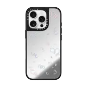 iPhone 16 Pro Mirror Case MagSafe Compatible Transparent Confetti